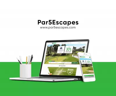Par5Escapes: Golfikeskne B2C Süsteem ja OTP poolt Arendatud Projekt